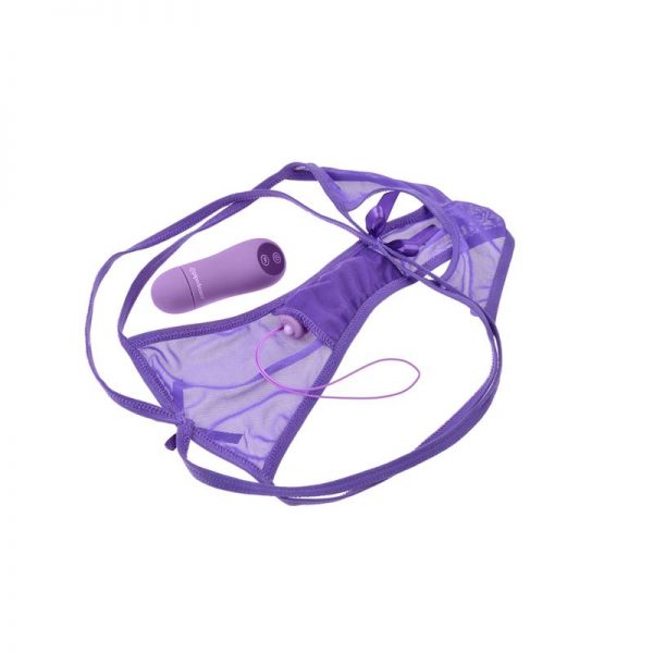 Braguitas con Bala Vibradora Petite Panty Thrill-Her con Control Remoto marca FANTASY FOR HER