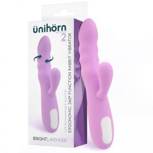 Brightlavender Vibrador y Rotador Doble Motor 360º USB Silicona de la marca ÜNIHÖRN