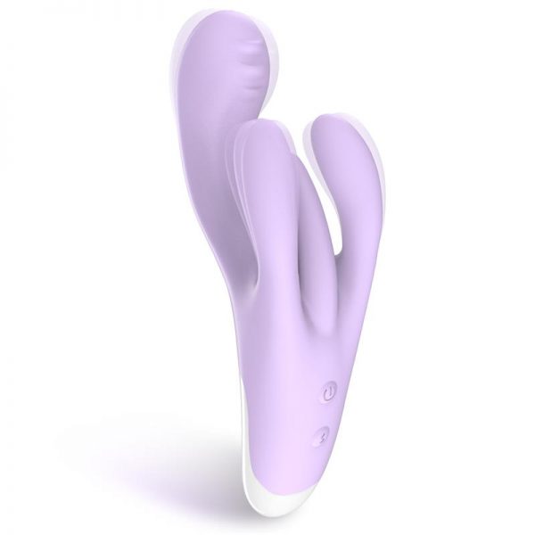 Brightlilac Vibrador Triple Motor Ergonomico USB Silicona de calidad y barato