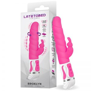Broklyn Vibrador y Rotador con Conejito Silicona de la marca LATETOBED