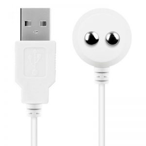 Cable Magnético USB Blanco diseñado por la marca SATISFYER