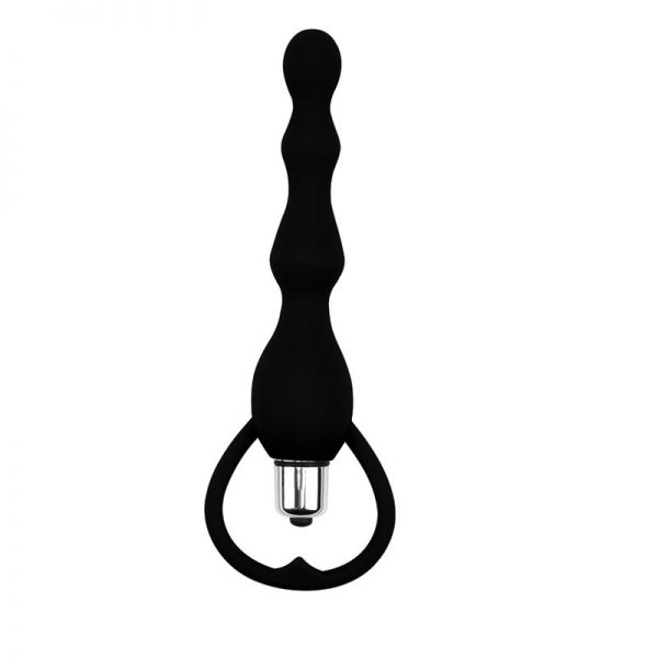 Cadena Anal Tail Power Silicona Negro diseñado por la marca CHISA