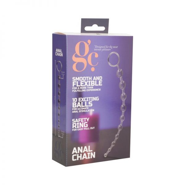 Cadena Anal Transparent de la tienda erótica web www.tiendaeroticaweb.es