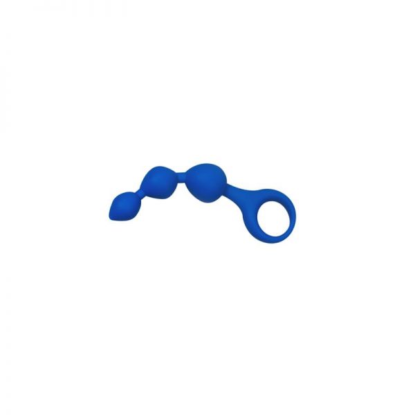 Cadena Anal Triball Silicona Azul fabricado por ALIVE