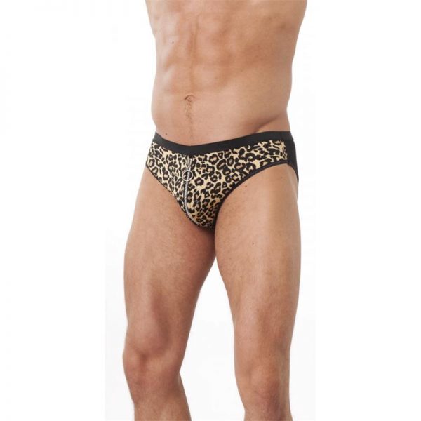Calzoncillo con Cremallera Leopardo Talla Unica de la marca AMORABLE