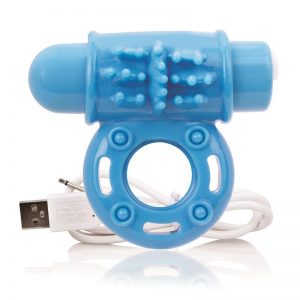 Charged Anillo Vibrador Owow - Azul marca SCREAMINGO