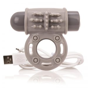 Charged Anillo Vibrador Owow - Gris marca SCREAMINGO