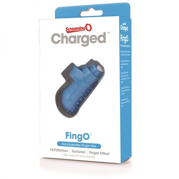 Charged Fingo Vooom Mini Vibe - Azul en www.tiendaeroticaweb.es
