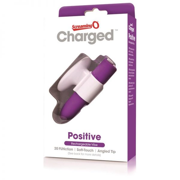 Charged Masajeador Positive - Lila de calidad