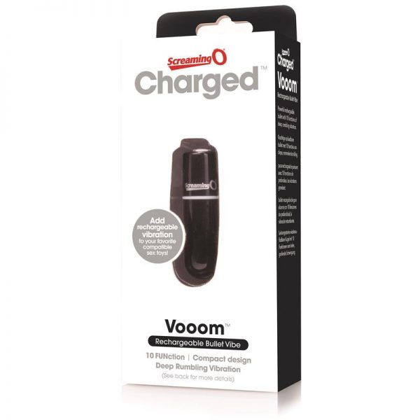 Charged Vooom Bala Vibradora - Negro en www.tiendaeroticaweb.es
