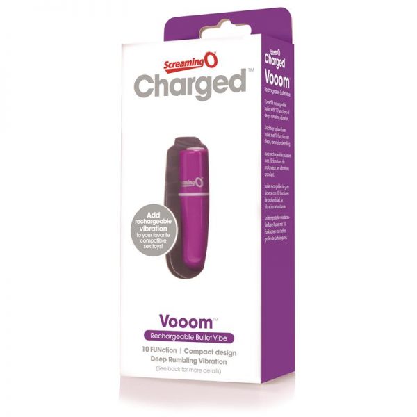 Charged Vooom  Bala Vibradora - Púrpura en www.tiendaeroticaweb.es