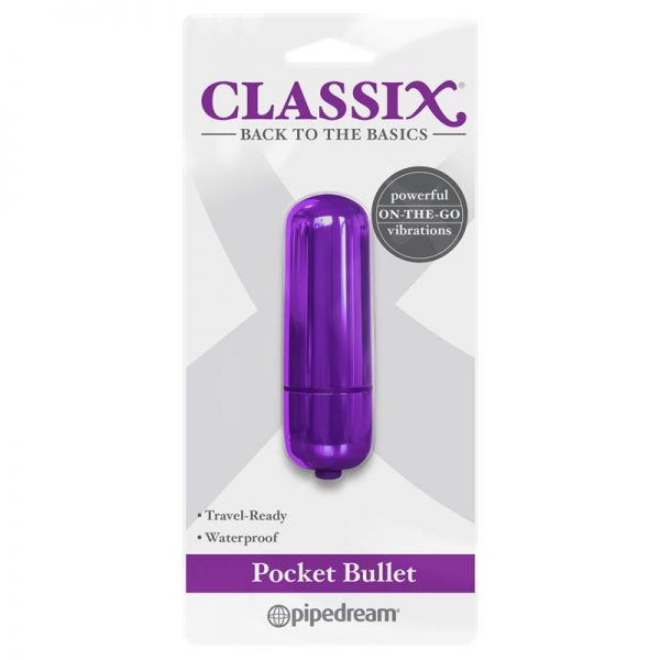 Classix Bala Vibradora de Bolsillo Púrpura de calidad