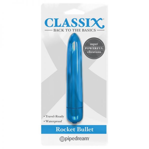 Classix Bala Vibradora Rocket Azul de calidad