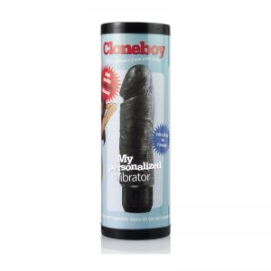 Clonador Dildo con Vibrador Negro diseñado por la marca CLONEBOY