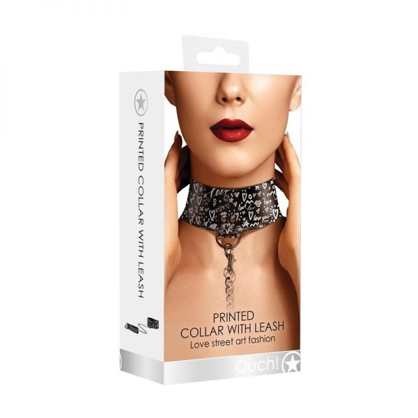 Collar con Correa con Velcro fabricado por OUCH GRAFFITI