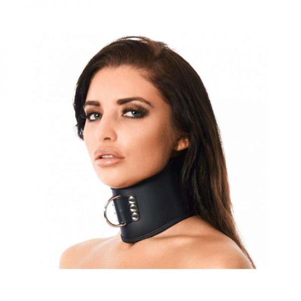 Collar Cuero con Anilla diseñado por la marca BONDAGE PLAY