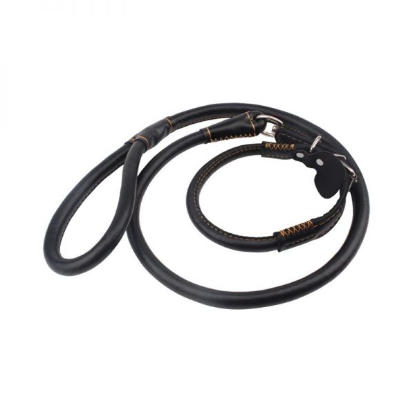 Collar y Correa Sexy Slave Negro fabricado por CHISA