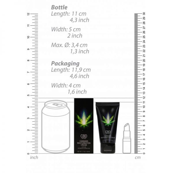 Crema para Masturbacion para Él CBD 50 ml de la tienda erótica web www.tiendaeroticaweb.es