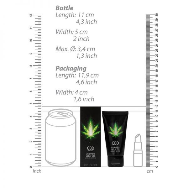 Crema Retardante CBD 50 ml diseñado por la marca PHARMQUESTS