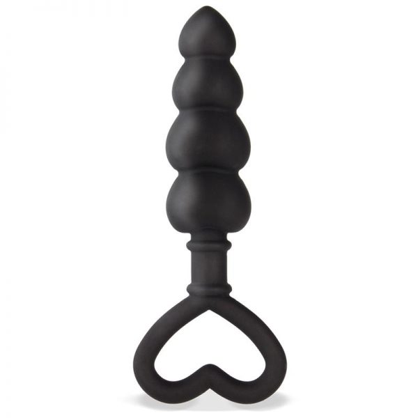comprar Cuore Plug Anal Silicona Negro en sex shop www.tiendaeroticaweb.es