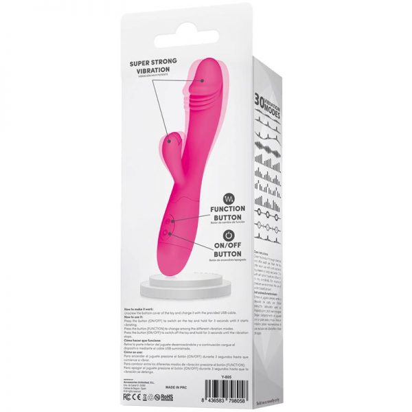 comprar Danai Vibrador con Conejito USB Silicona en sex shop online
