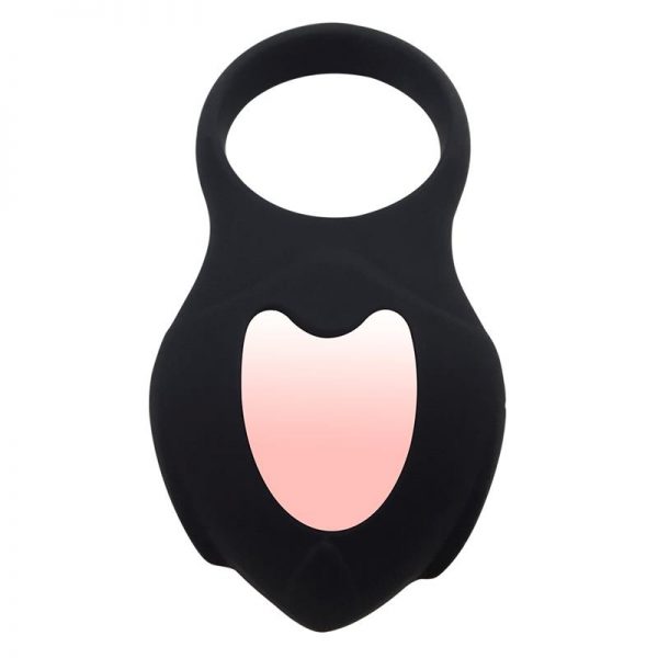 Darkblack Anillo Vibrador con Led Control Remoto USB Silicona de calidad y barato