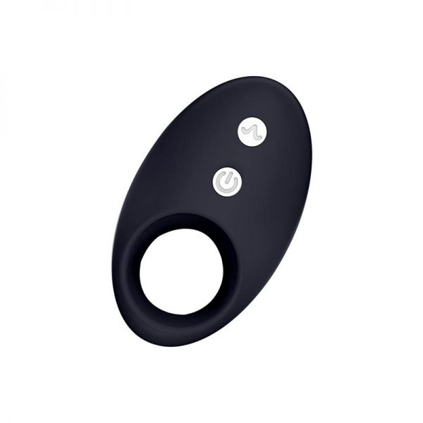Darkblack Anillo Vibrador con Led Control Remoto USB Silicona de la tienda erótica web www.tiendaeroticaweb.es