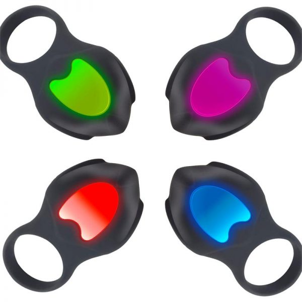 Darkblack Anillo Vibrador con Led Control Remoto USB Silicona diseñado por la marca ÜNIHÖRN