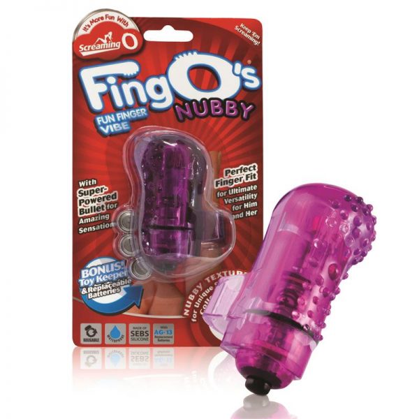 Dedo Vibrador Nubby - Púrpura fabricante SCREAMINGO