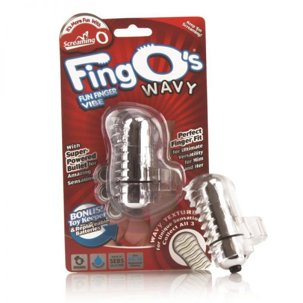 Dedo Vibrador Wavy  - Claro fabricante SCREAMINGO