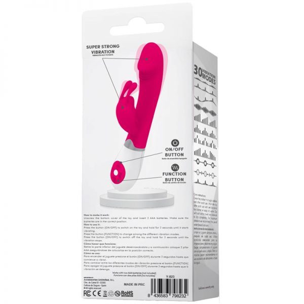 comprar Defiant Vibrador con Conejito Silicona en sex shop online