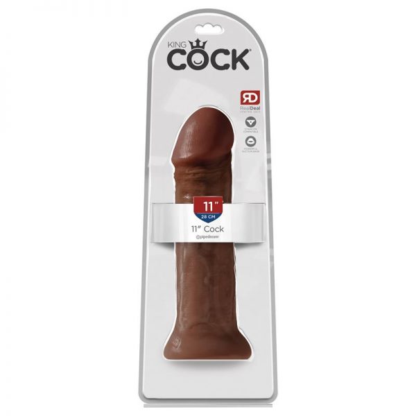 Dildo 11 Marron de la tienda erótica web www.tiendaeroticaweb.es