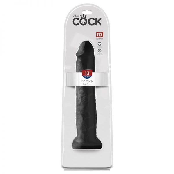 Dildo 13 Negro de la tienda erótica web www.tiendaeroticaweb.es