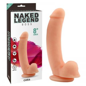 Dildo Boss 20.5 x 4.1 cm Silicona Natural diseñado por la marca CHISA