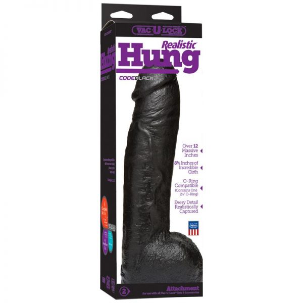 Dildo CodeBlack 12 fabricado por DOC JOHNSON