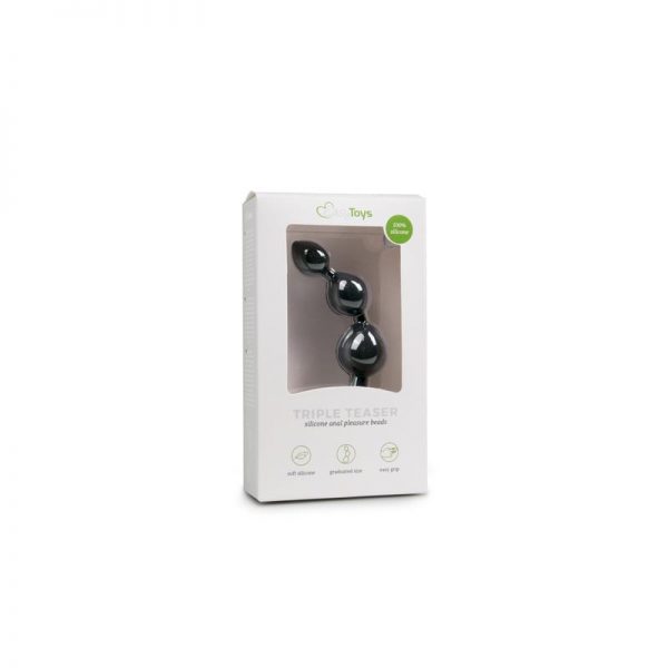Dildo de Anal de Silicona - Negro de calidad