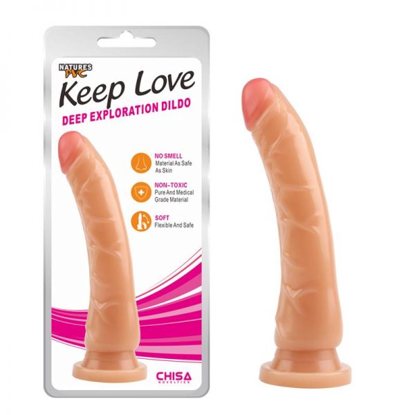 comprar Dildo Deep Exploration 23 x 3.5 cm Natural barato y de calidad