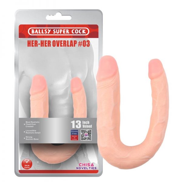 comprar Dildo Doble Her-Her Overlap N3 Natural barato y de calidad