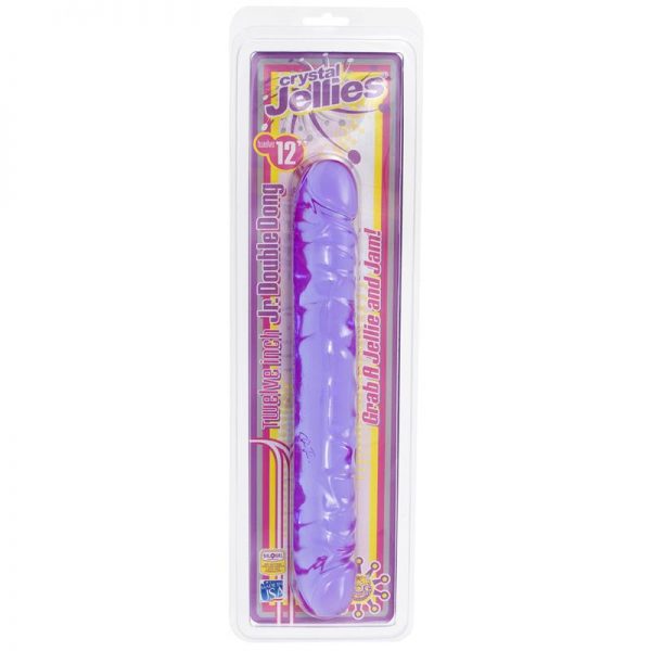 Dildo Doble Jr. 12 Purpura fabricado por DOC JOHNSON