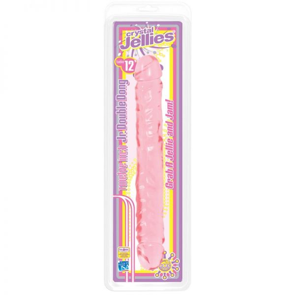 Dildo Doble Jr. 12 Rosa fabricado por DOC JOHNSON