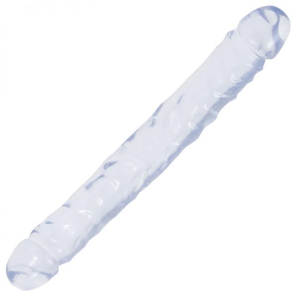 Dildo Doble Jr. 12 Transparente de la marca DOC JOHNSON