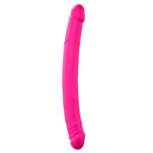 Dildo Doble Real Double Do Magenta de la marca DORCEL