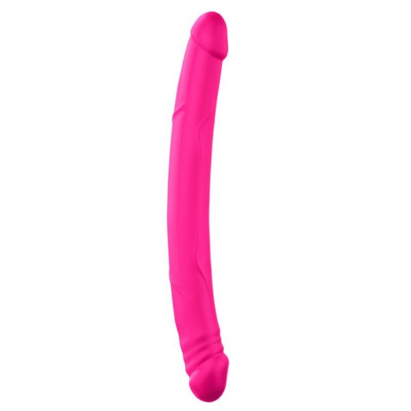 Dildo Doble Real Double Do Magenta de la marca DORCEL