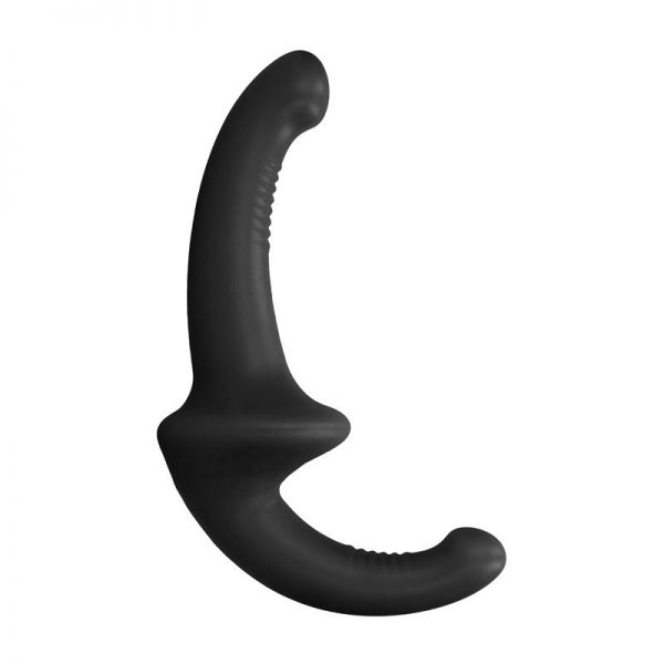 Dildo Doble Sin Arnés Silicona Color Negro diseñado por la marca OUCH!