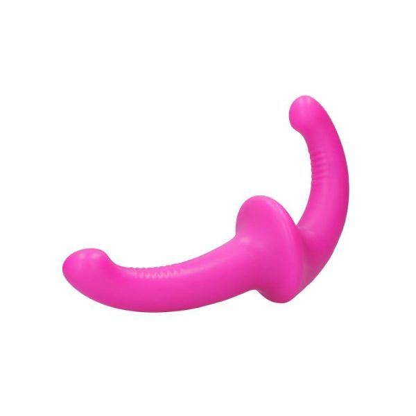 Dildo Doble sin Arnés Silicona Color Rosa de la tienda erótica web www.tiendaeroticaweb.es