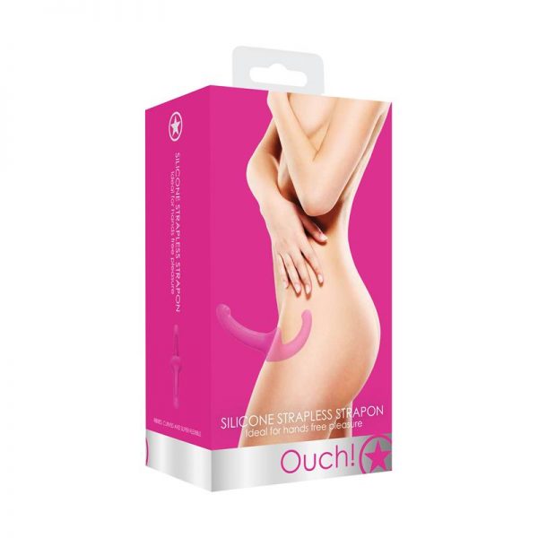 Dildo Doble sin Arnés Silicona Color Rosa marca OUCH!