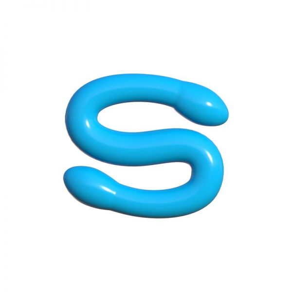 Dildo Doble Whammy Azul de la tienda erótica web www.tiendaeroticaweb.es