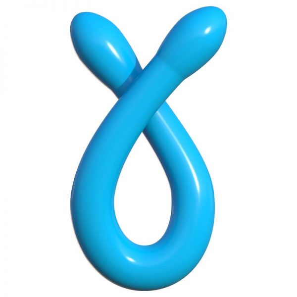 Dildo Doble Whammy Azul marca CLASSIX