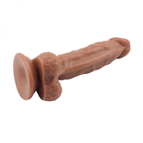 Dildo Dual Density Fashion 21 x 4.1 cm Bronceado de calidad