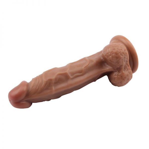 Dildo Dual Density Fashion 21 x 4.1 cm Bronceado marca CHISA
